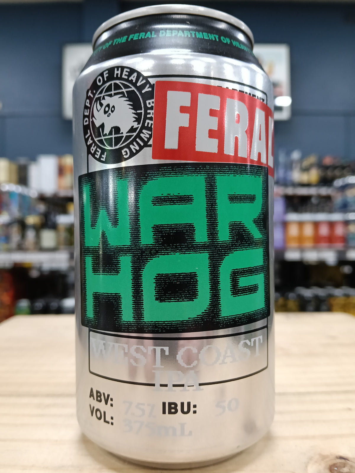 Feral War Hog West Coast IPA 375ml Can