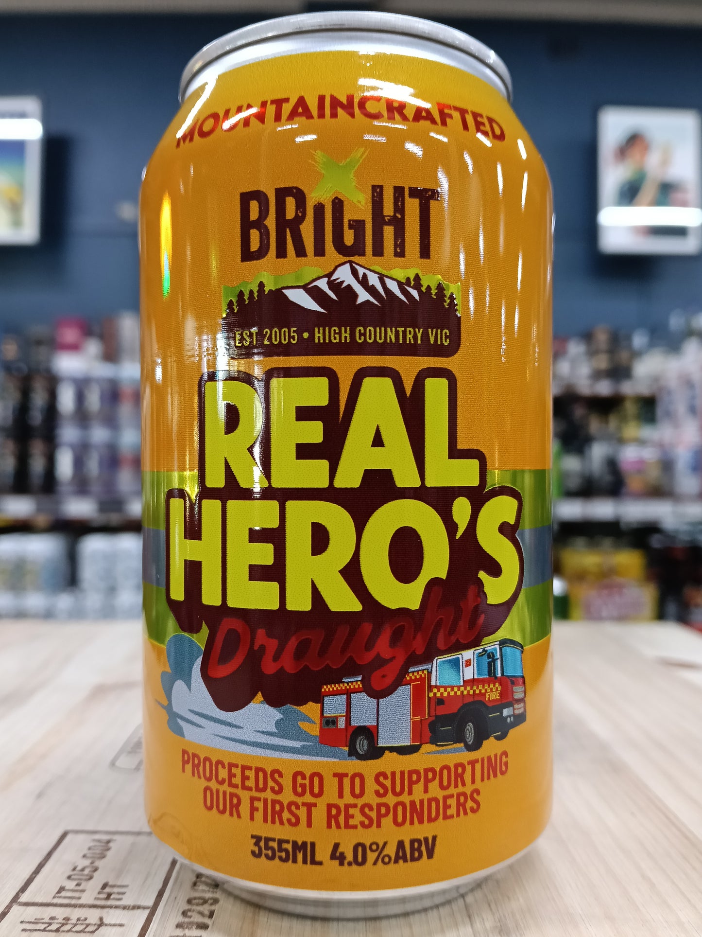 Bright Real Hero's Draught Lager 355ml Can