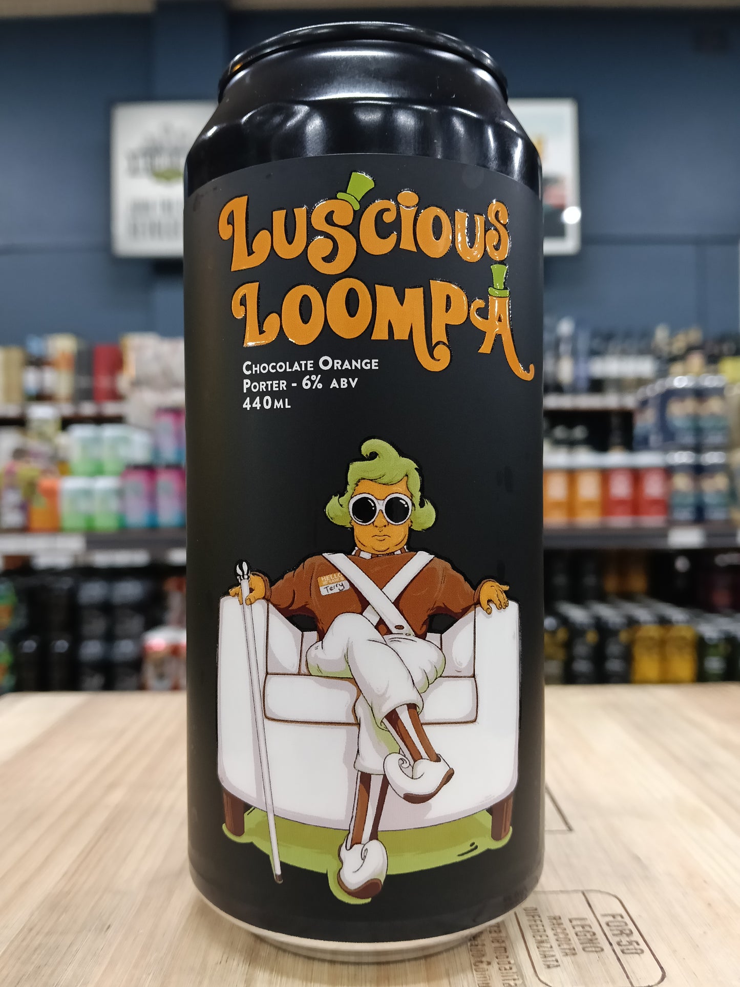 Double Vision Luscious Loompa Chocolate Orange Porter 440ml Can