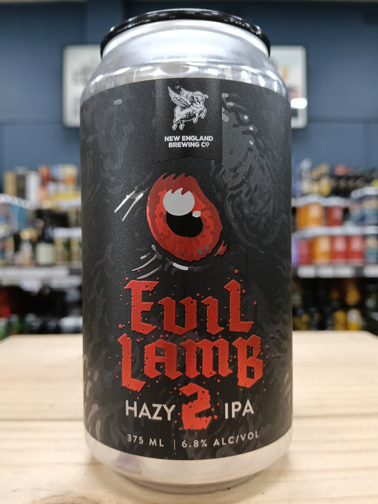New England Brewing Co. Evil Lamb II Hazy IPA 375ml Can