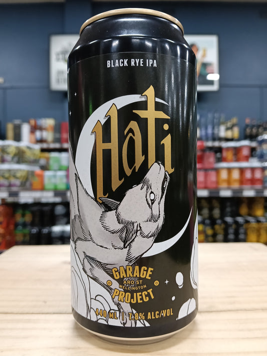 Garage Project Hati Black Rye IPA 440ml Can