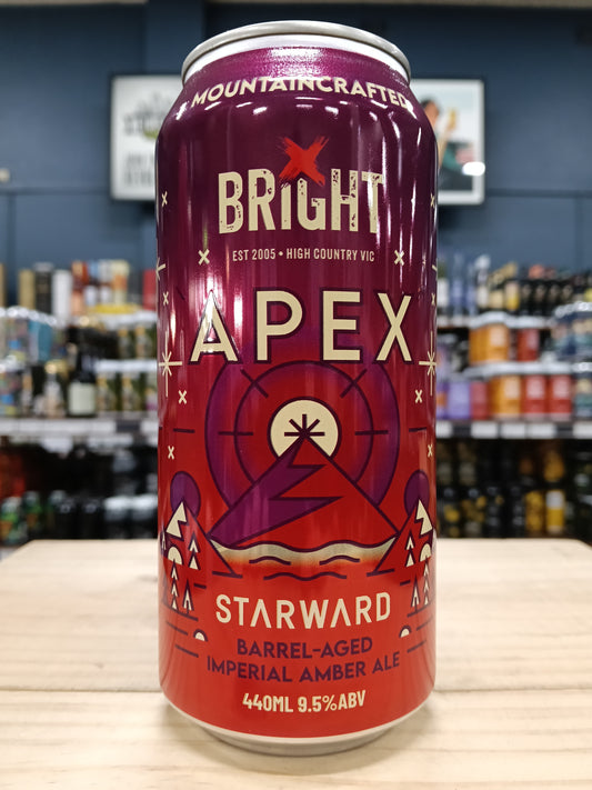 Bright Apex Barrel Aged Imperial Amber Ale 440ml Can