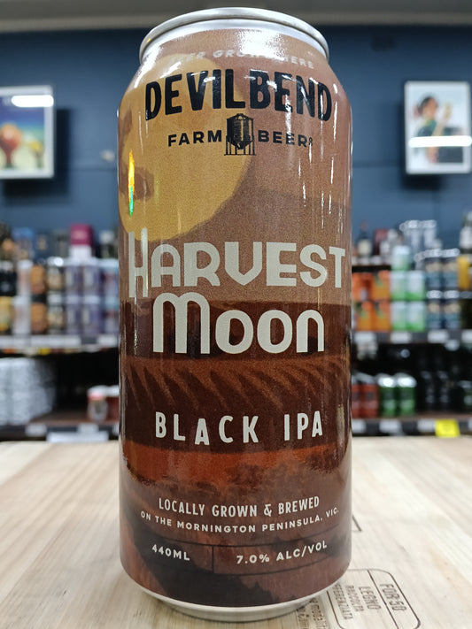Devilbend Harvest Moon Black IPA 440ml Can