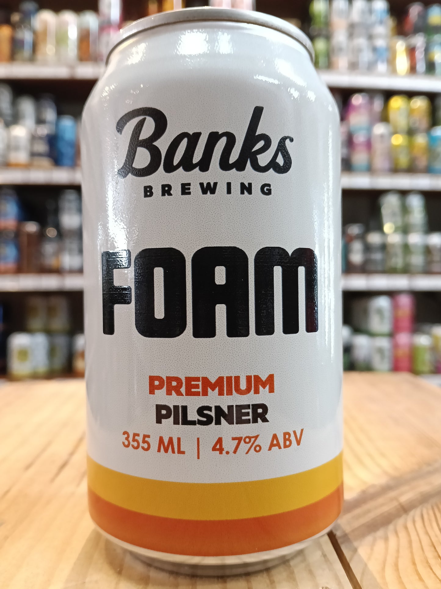 Banks Foam Pilsner 355ml Can