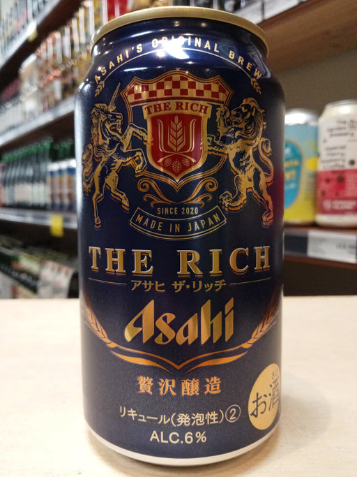 Asahi The Rich Premium Lager 350ml Can
