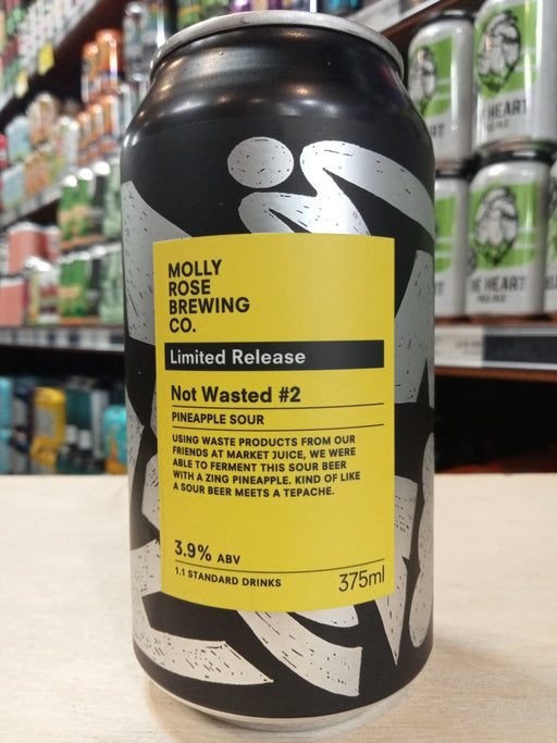 Molly Rose Not Wasted Pineapple Sour 375ml Can
