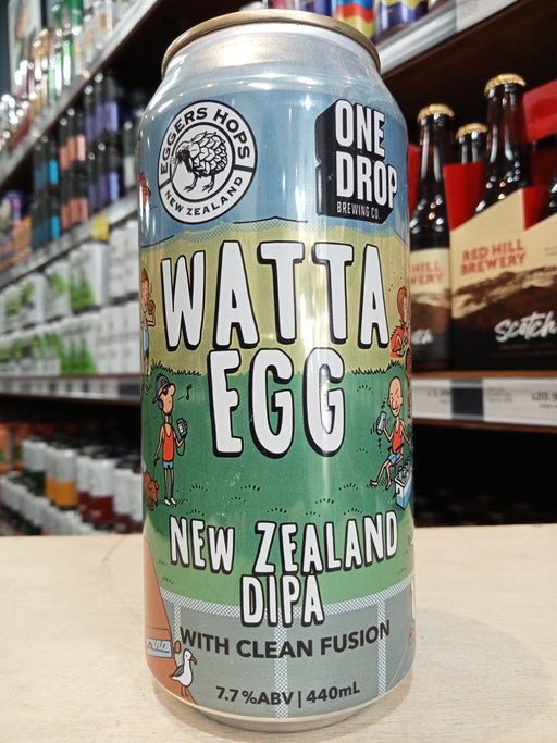One Drop Watta Egg NZ DIPA 440ml Can