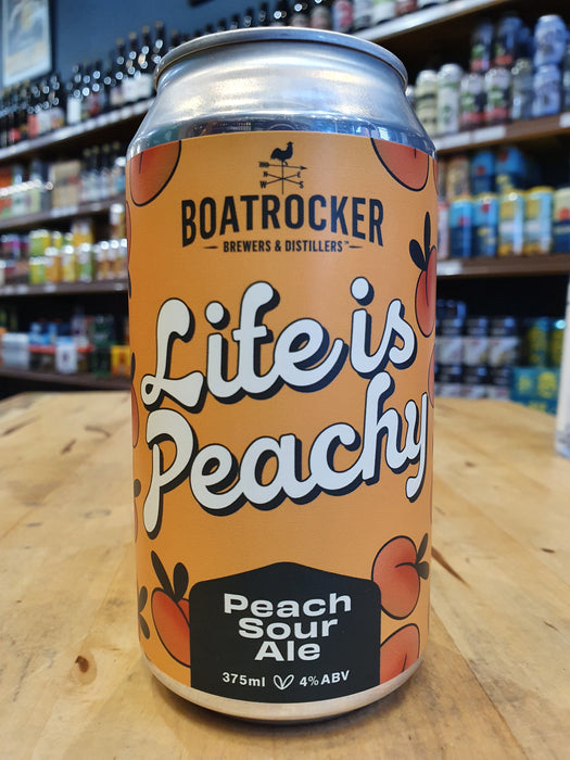 Boatrocker Life is Peachy 375ml Can (Went OOD)