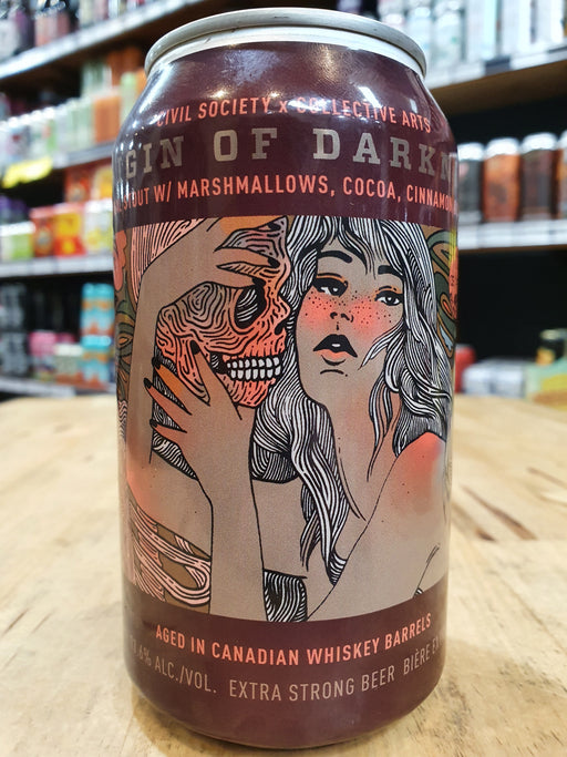 Collective Arts Origins of Darkness Imperial Stout w/ Marshmallows, Cocoa, Cinnamon & Lactose 355ml Can
