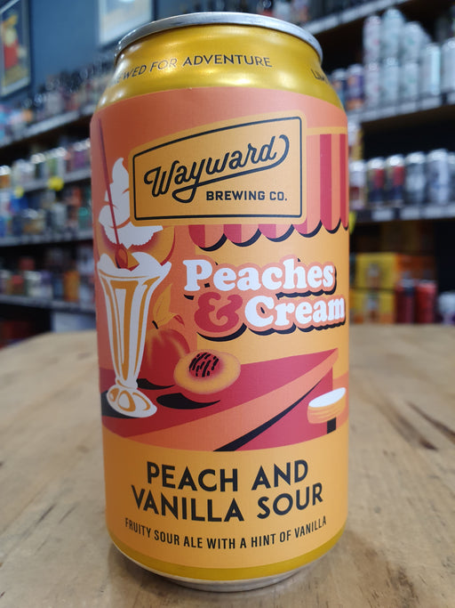 Wayward Peaches & Cream Peach & Vanilla Sour 375ml Can