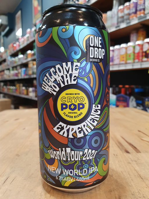 One Drop Welcome To the Cryopop Experience New World IPA 440ml Can
