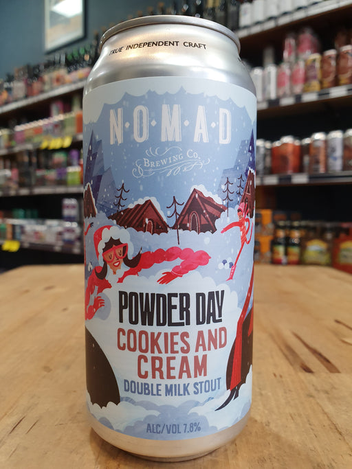 Nomad Powder Day Cookies and Cream Double Milk Stout 440ml Can