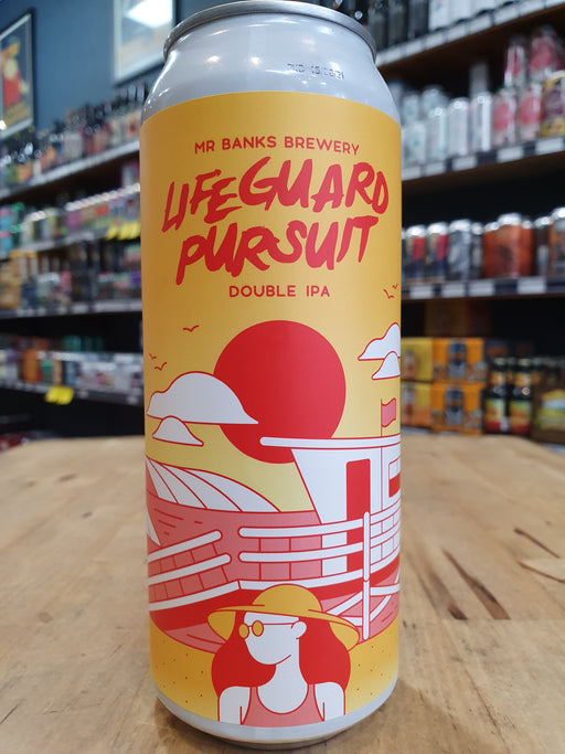 Mr Banks Lifeguard Pursuit Double IPA 500ml Can