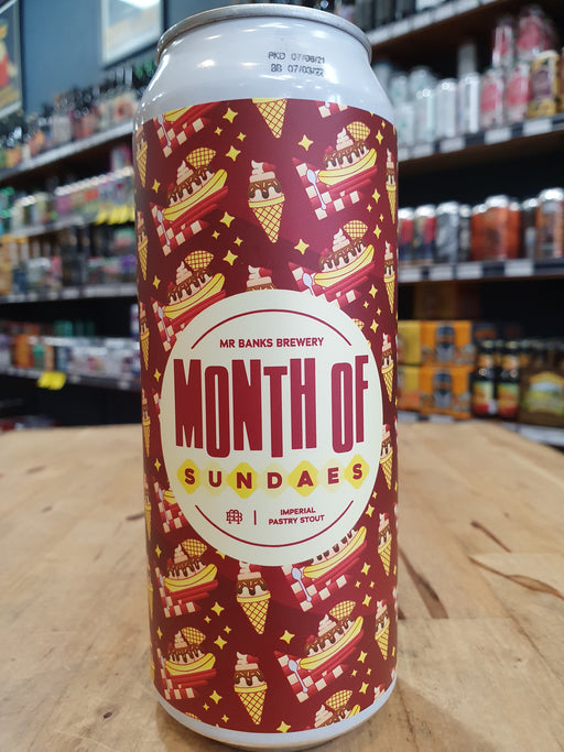 Mr Banks Month of Sundaes Imperial Pastry Stout 500ml Can