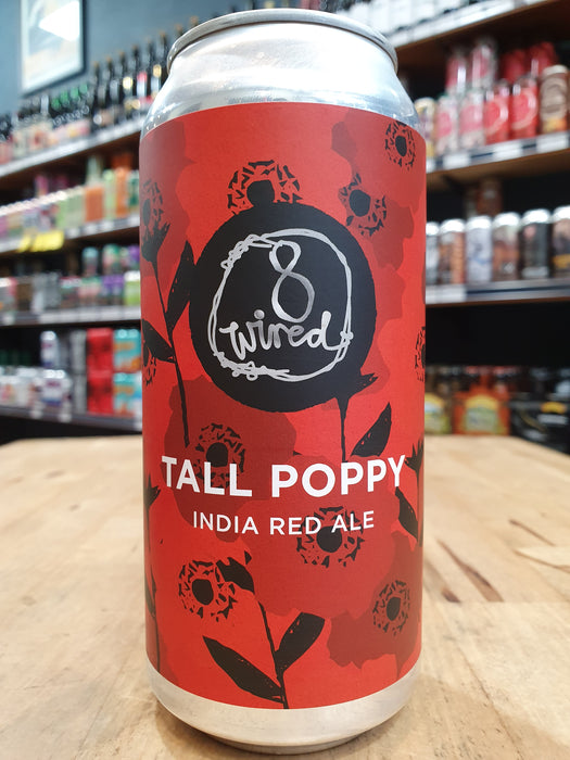 8 Wired Tall Poppy India Red Ale 440ml Can