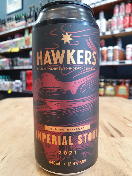 Hawkers Imperial Stout 2021 Rum Barrel Aged Edition 440ml Can
