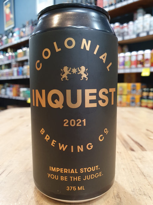 Colonial Inquest Imperial Stout 2021 375ml Can
