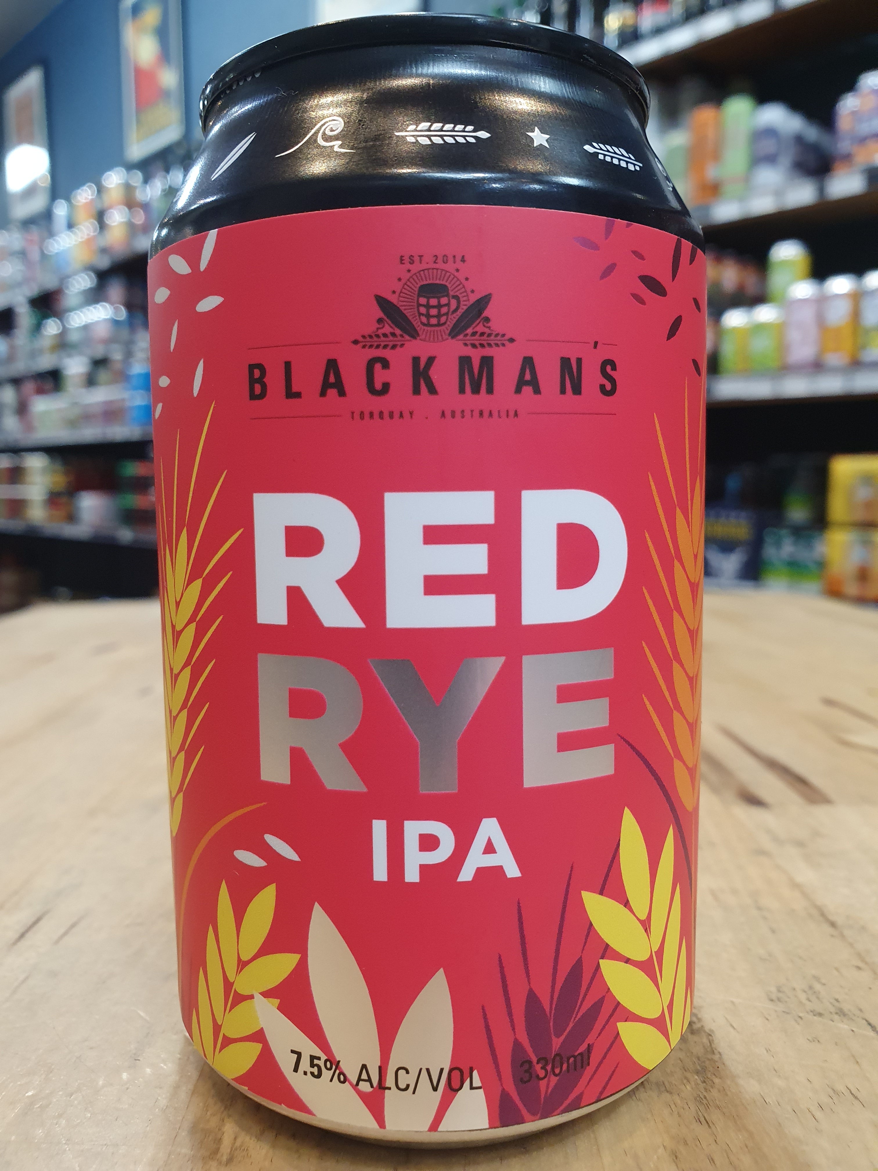 Red Rye Ipa Blackmans Red Rye IPA 330ml Can – Purvis Beer