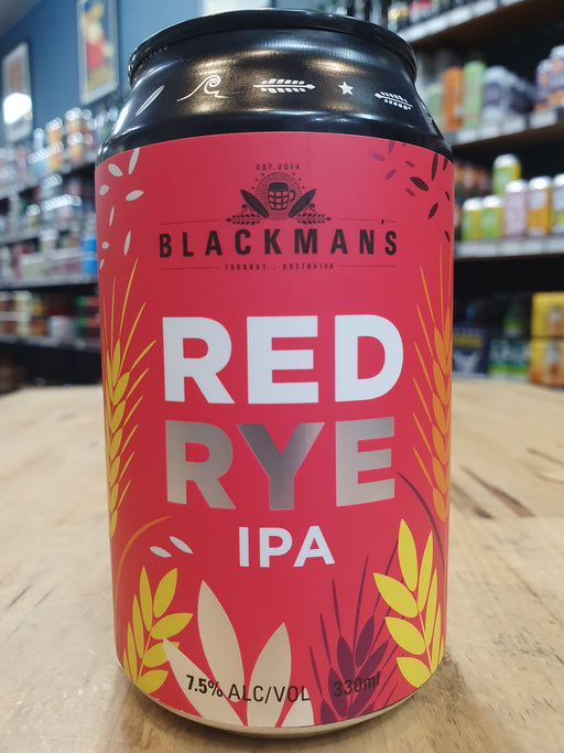 Blackmans Red Rye IPA 330ml Can