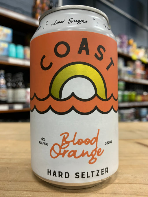 Coast Blood Orange Hard Seltzer 330ml Can