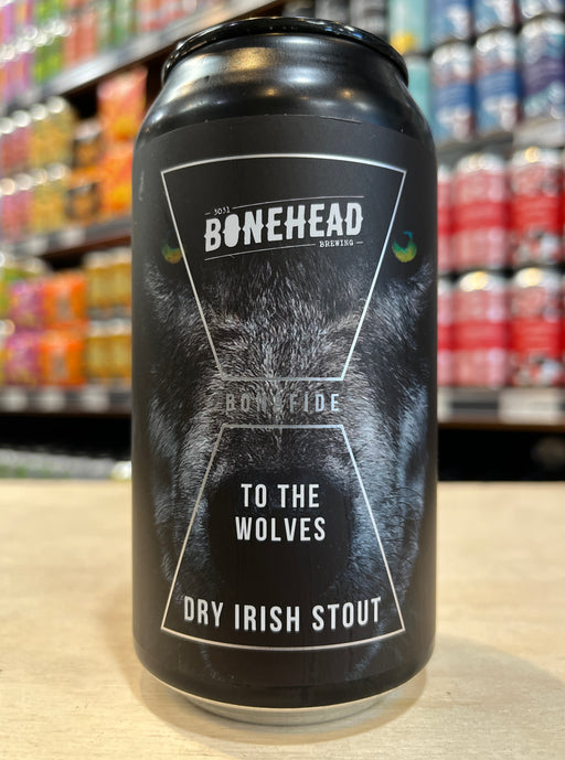 Bonehead To The Wolves Dry Irish Stout 375ml Can