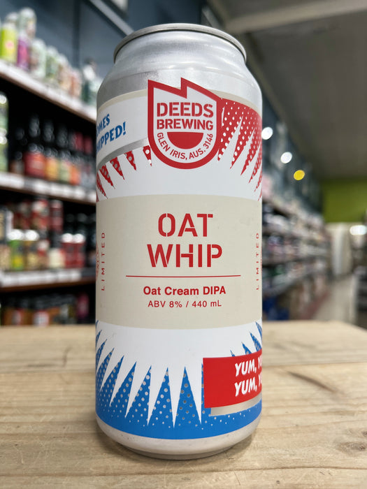 Deeds Oat Whip Oat Cream DIPA 440ml Can