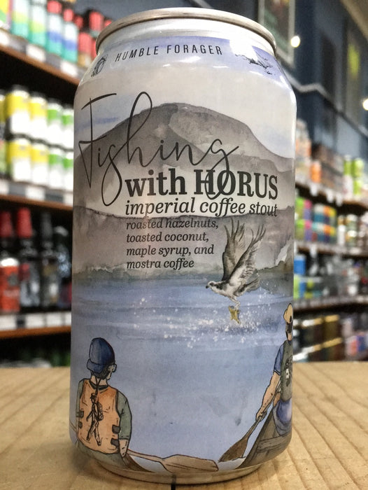 Humble Forager Fishing with Horus Imperial Coffee Stout 355ml Can
