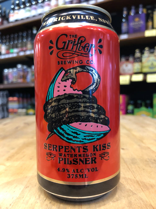 The Grifter Serpents Kiss Watermelon Pilsner 375ml Can