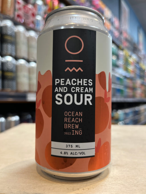 Ocean Reach Peaches And Cream Sour 375ml Can