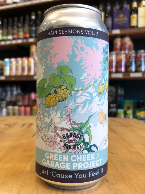 Garage Project Just Cause You Feel It - Hāpi Sessions Vol 7: Green Cheek 440ml Can - [2 Can Limit per customer]