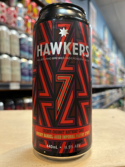 Hawkers Seven Whisky BA Imperial Pastry Stout 440ml Can - Limit 1 Per Customer
