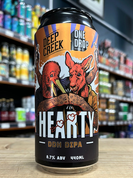 One Drop Hearty DDH DIPA 440ml Can