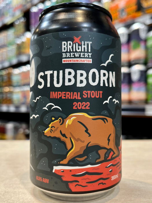 Bright Stubborn 2022 Imperial Stout 355ml Can