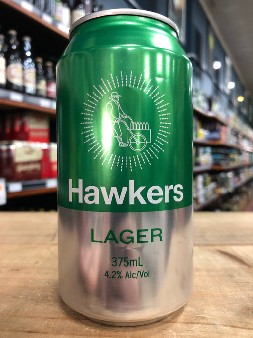 Hawkers Lager 375ml Can
