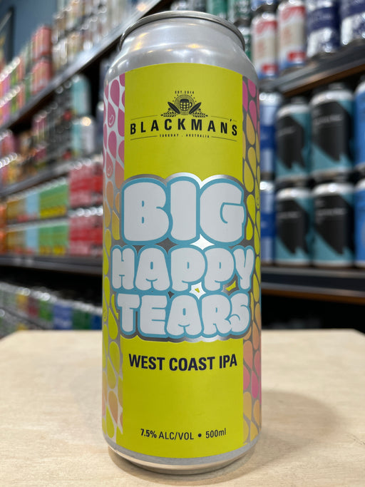 Blackman's Big Happy Tears West Coast IPA 500ml Can