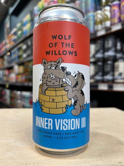 Wolf of the Willows Inner Vision III Hazy IPA 440ml Can