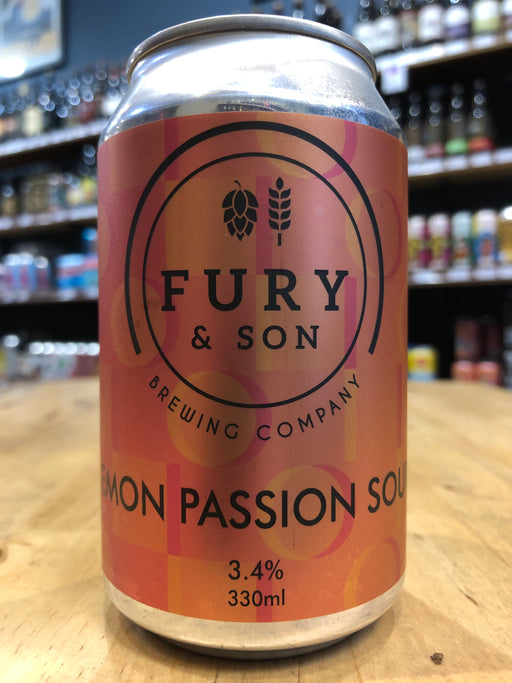 Fury & Son Passion Lemon Sour 330ml Can