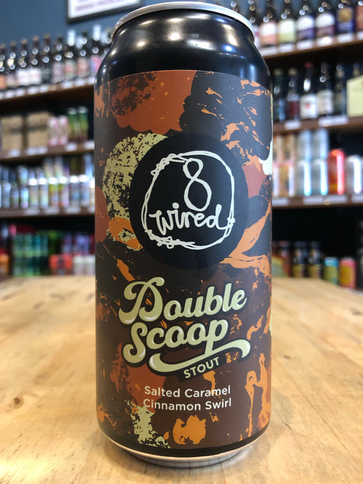 8 Wired Double Scoop Stout - Salted Caramel Cinnamon Swirl 440ml Can