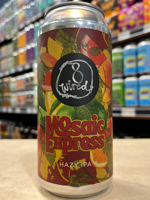 8 Wired Mosaic Express Hazy IPA 440ml Can