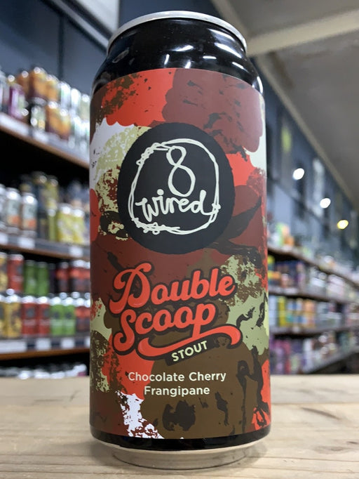 8 Wired Double Scoop Stout - Choc Cherry Frangipani 440ml Can