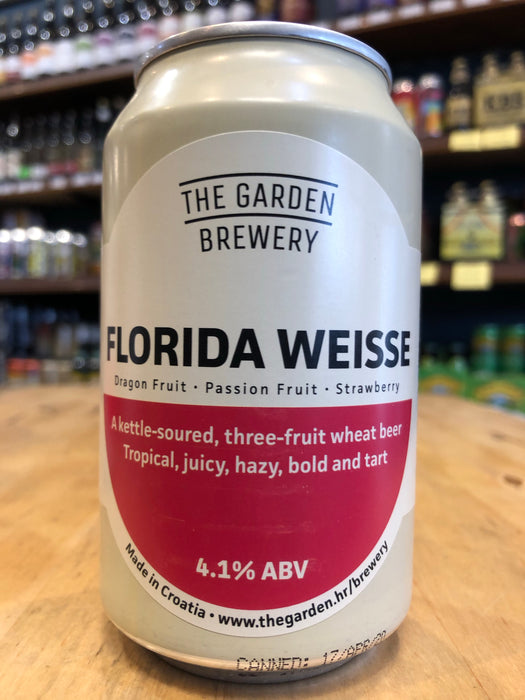 The Garden Florida Weisse - Dragon Fruit, Passion & Strawberry 330ml Can