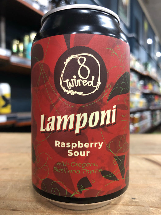 8 Wired Lamponi - Raspberry 330ml Can