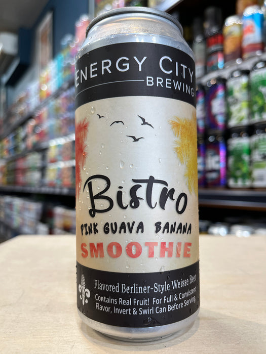 Energy City Bistro Pink Guava & Banana Smoothie 473ml Can