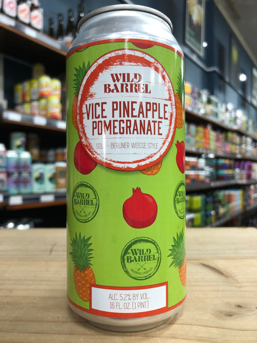 Wild Barrel Vice Pineapple & Pomegranate 473ml Can