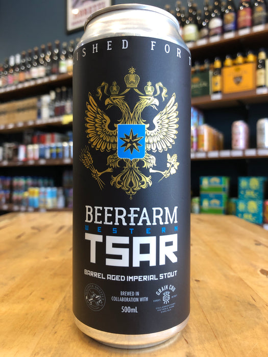 Beerfarm Western Tsar Barrel Aged Imperial Stout 500ml Can