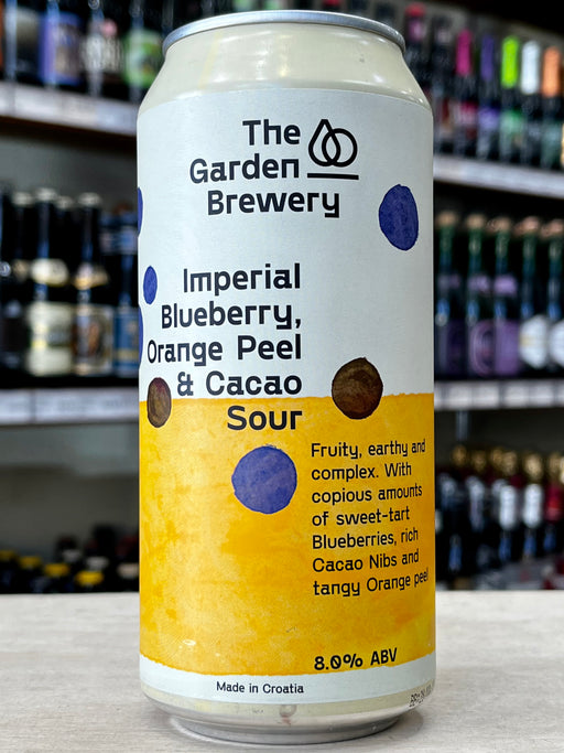The Garden Imperial Blueberry, Orange Peel & Cacao Sour 440ml Can