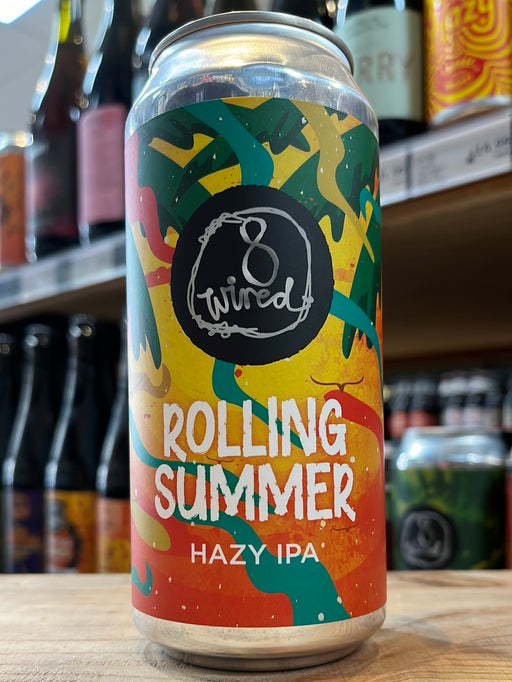 8 Wired Rolling Summer Hazy IPA 440ml Can
