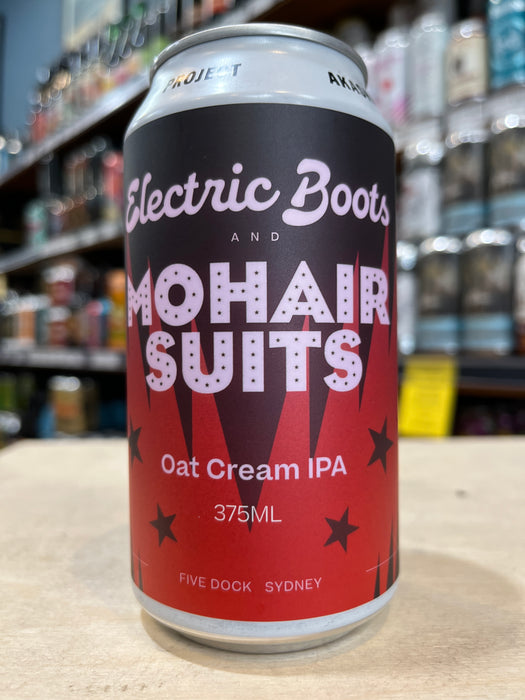 Akasha Electric Boots And Mohair Suits Oat Cream IPA 375ml Can