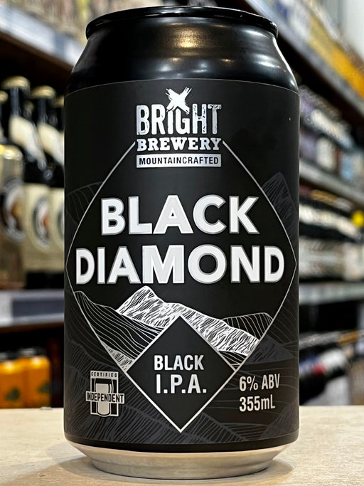 Bright Brewery Black Diamond Black IPA 375ml Can