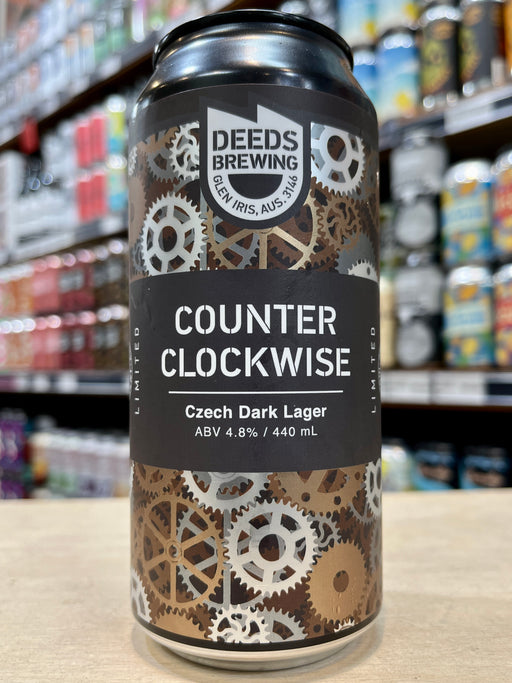 Deeds Counter Clockwise Czech Dark Lager 440ml Can